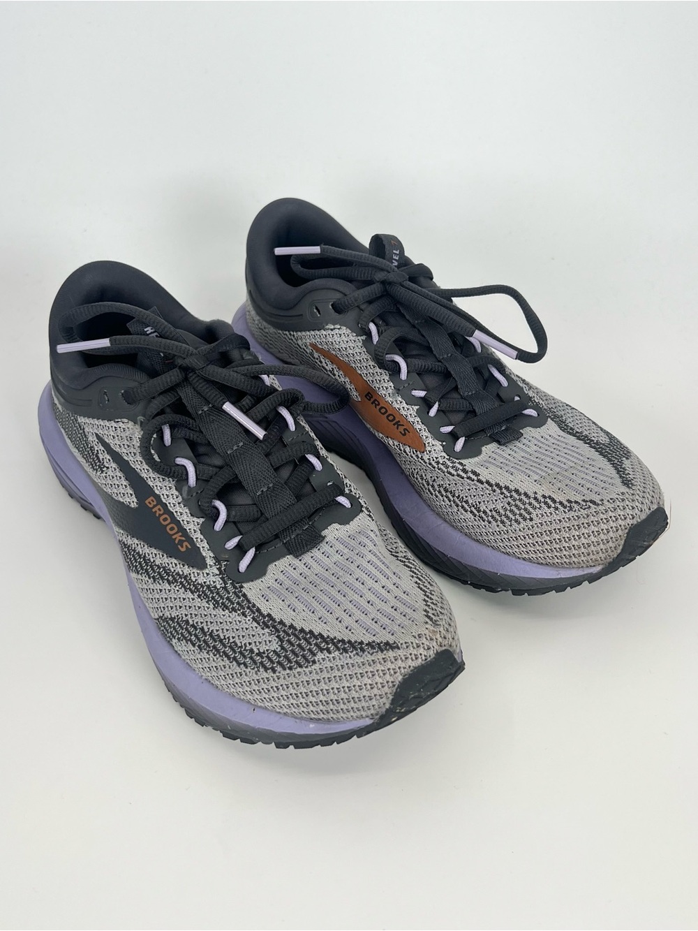 Brooks Revel 7 Gray Purple Running Walking Shoes - WOMENS 6 - PERFECT TREAD - Picture 6 of 10